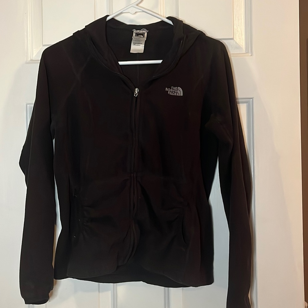 The North Face light weight fleece zip up with hoodie